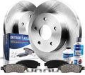 Detroit Axle - Rear Brakes and Rotors Brake Pads Replacement for Ford Expedition Ford F-150 Lincoln Navigator Fits select: 2000-2003 FORD F150, 2000-2002 FORD EXPEDITION XLT