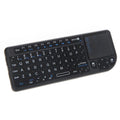Handheld Wireless Keyboard with Touchpad Mouse for PC Notebook Smart TV Black