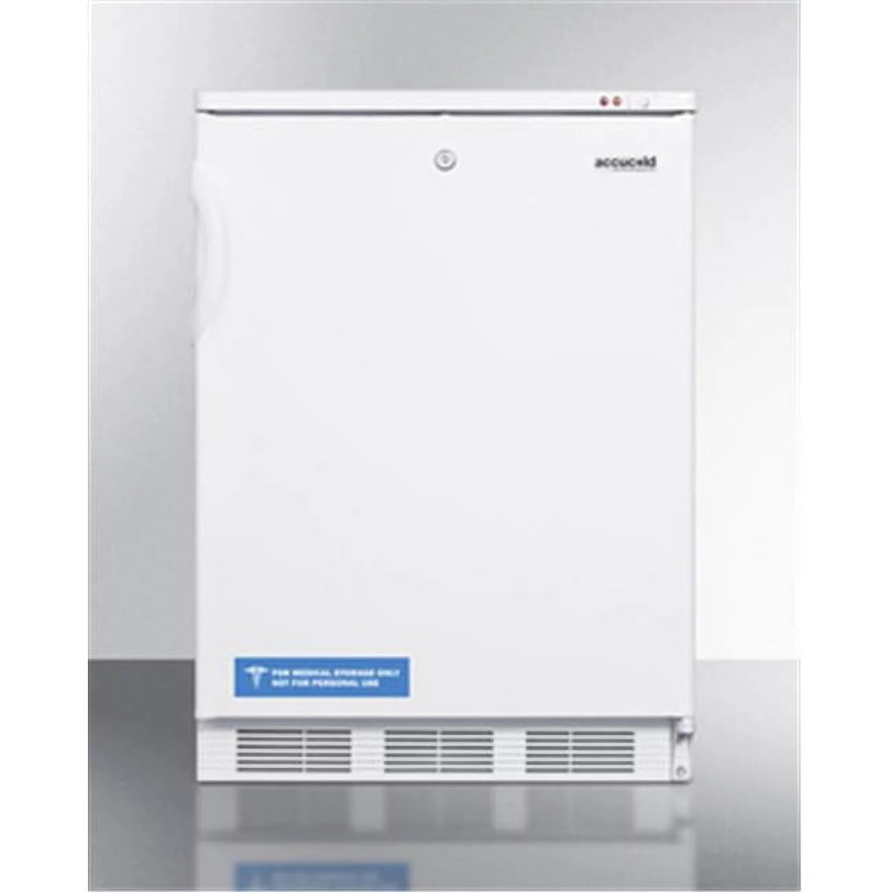 Accucold  3.5 cu. ft. x 24 in. Counter Height -25 deg C Manual Defrost All-Freezer with Lock - White