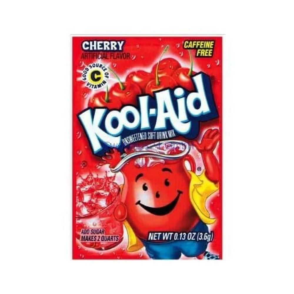 Soft Drink Mix - Cherry Unsweetened, Caffeine , 0.13 Oz/Envelope (Pack Of 15)