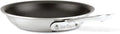 All-Clad BD55108NSR2 D5 Brushed 18/10 Stainless Steel 5-Ply Bonded Dishwasher Safe Nonstick Fry Pan Saute Pan Cookware, 8-Inch, Silver -