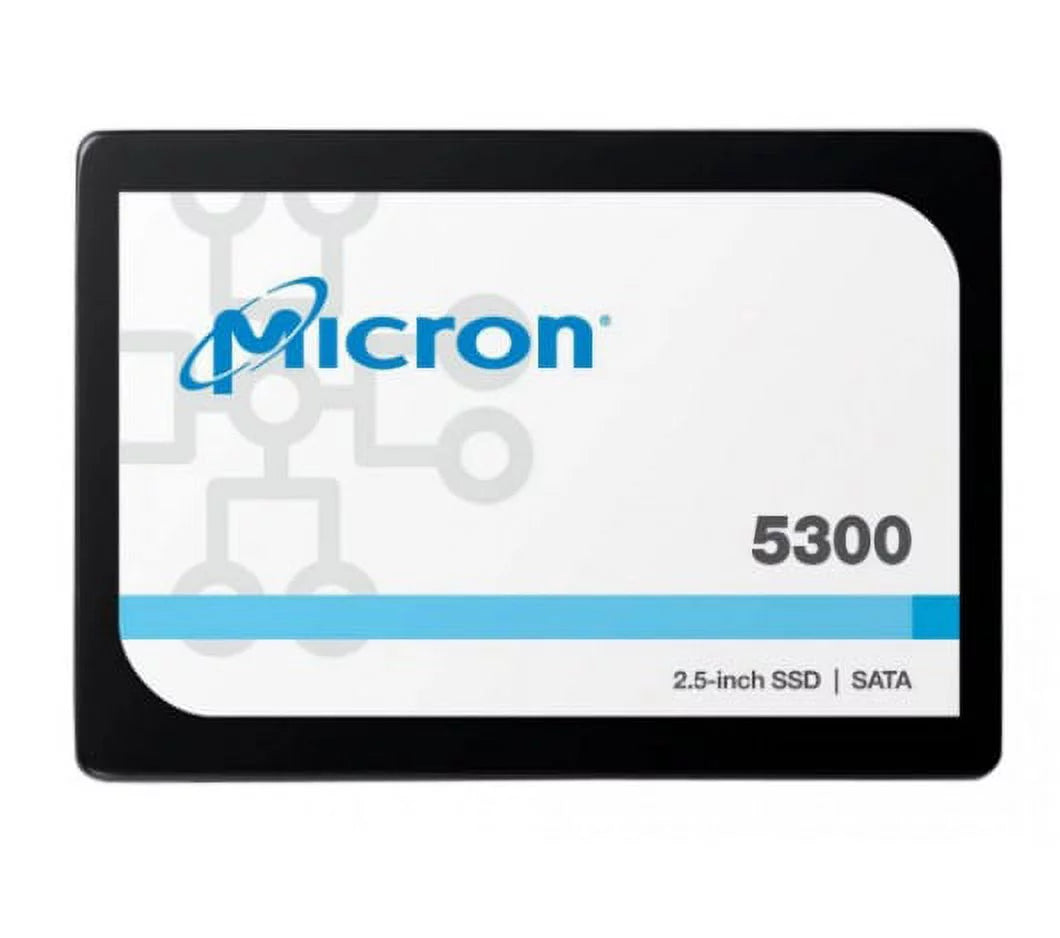 Micron 5300 MAX Series MTFDDAK3T8TDT-1AW1ZABYY 3.84TB 2.5 inch Non-SED SATA3 Solid State Drive (3D TLC)