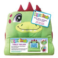 Dinosaur, Green, Cuddly Tablet Holder, Tablet Holder, iPad Stand, Tablet Stand, Book Holder, Reading Pillow, Fun Reading, Kids Pillow, Cushion Soft Pillow, iPad Holder, Travel iPad Pillow