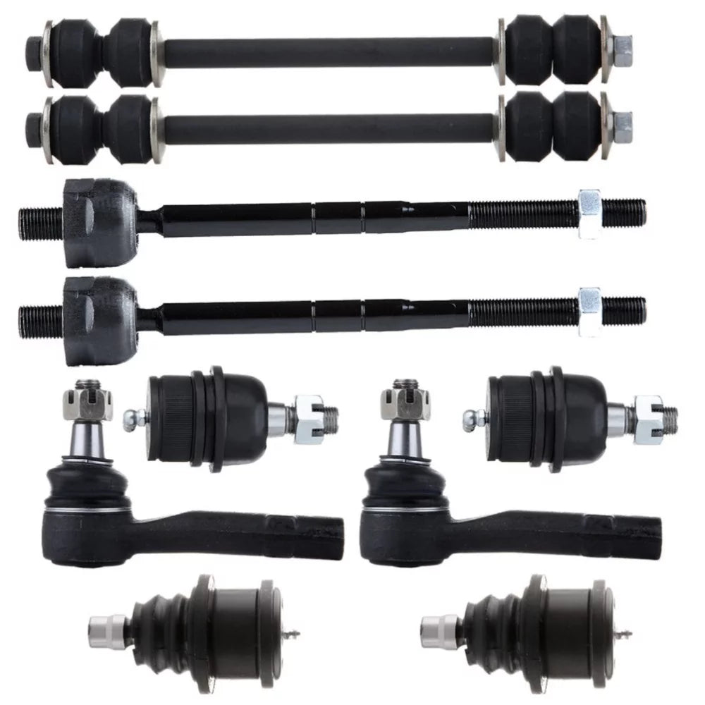 Teledu 10pcs Front Tie Rod Ends Ball Joints For B2500 B3000 Explorer Mountaineer Ranger
