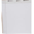 School Smart Easel Paper Pad, Unruled Flip Chart, 34 x 27 Inches, 50 Sheets, Pack of 4