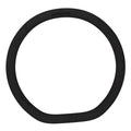 AMLESO 15inch Car Steering Wheel Cover Accessory Comfortable Anti Slip Grip for Dolphin Atto 3 Lightweight Convenient Assemble Black