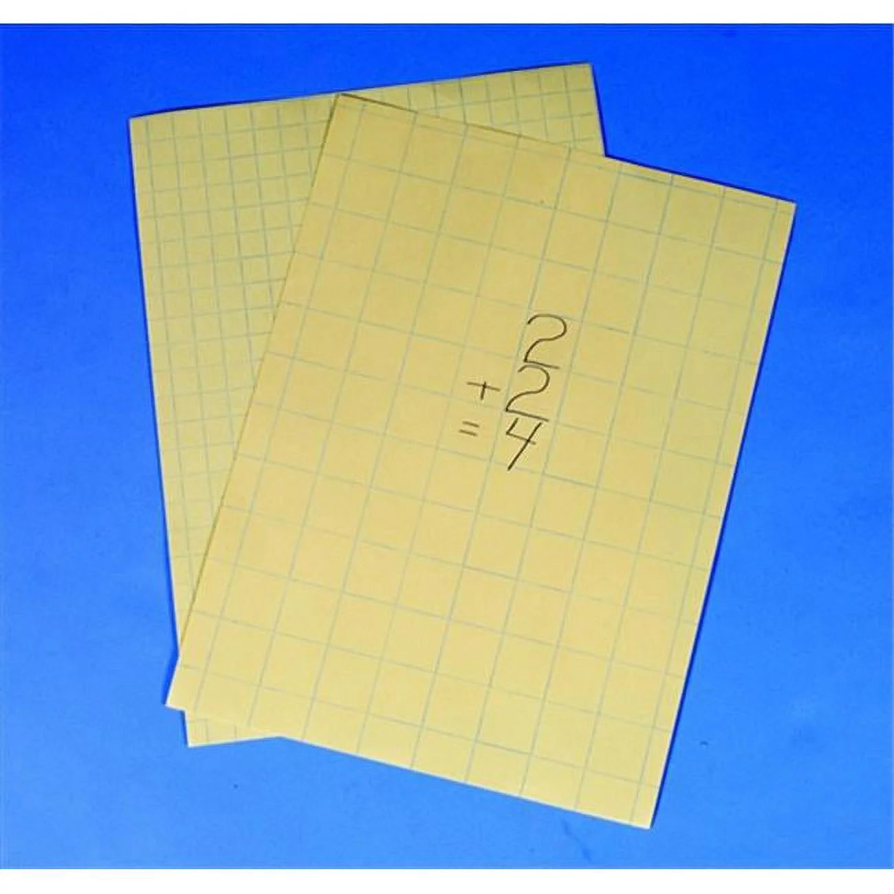 School Smart 085478 Cross-Section Ruled Drawing Paper, Manila - 0.5 In. Ruled
