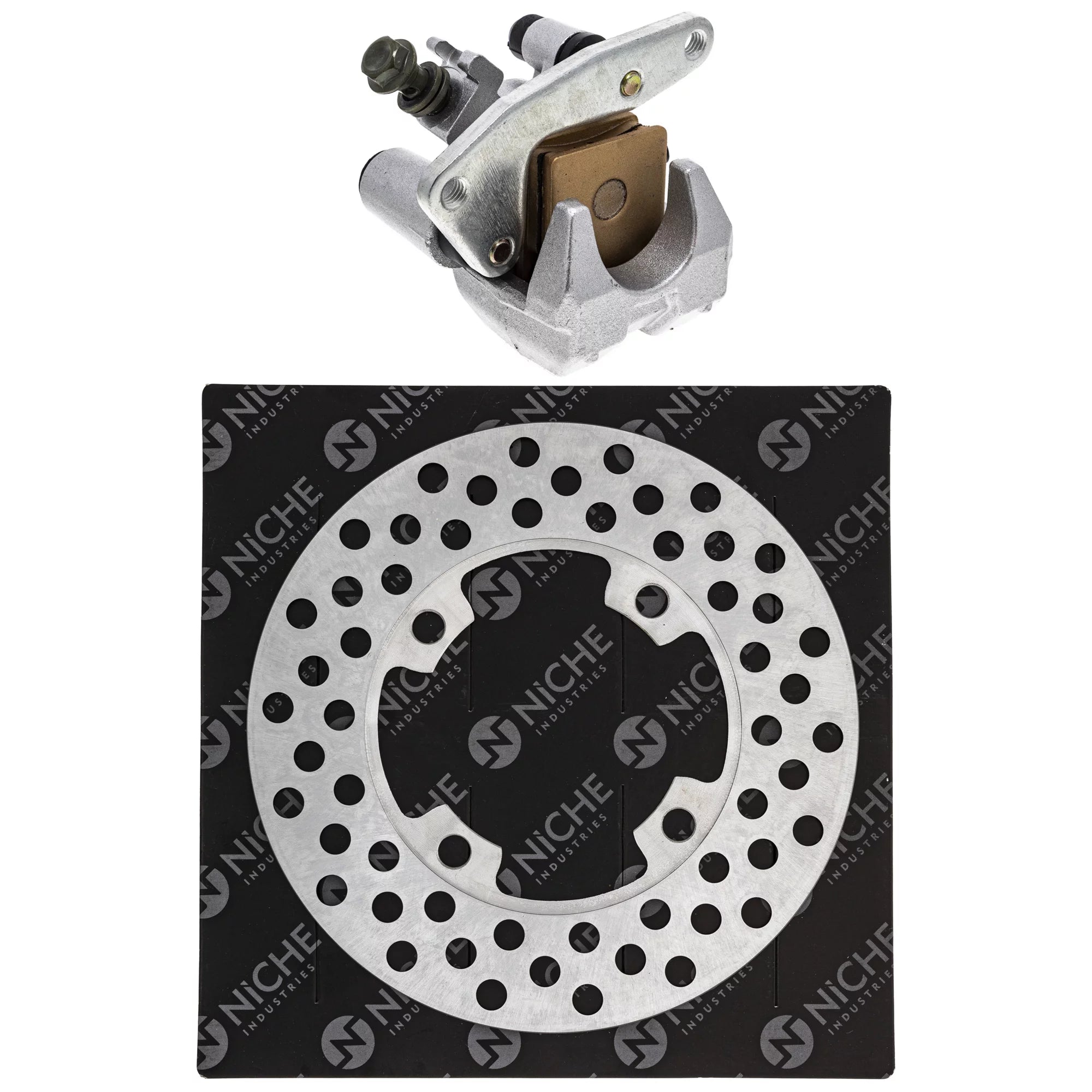 Niche Front Right Break Rotor Caliper Kit for Yamaha Kodiak 400 450 Bruin 350 MK1007850