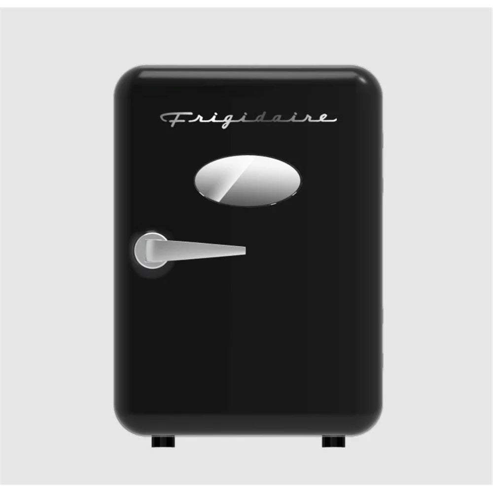 Restored Frigidaire EFMIS137-Black Portable Retro 6-can Mini Fridge, Black (Refurbished)