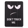 iPad 7 & 8 10.2 inch Case, Support Apple Pencil Charging & Auto Sleep Wake Smart Cover, Multi-Angle Trifold Stand, GMYLE PU Leather Slim Lightweight for iPad 8th 7th Gen 2019 2020 (Don't Touch Me)