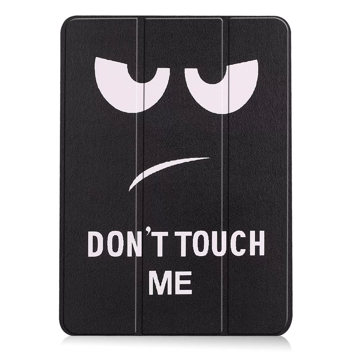 iPad 7 & 8 10.2 inch Case, Support Apple Pencil Charging & Auto Sleep Wake Smart Cover, Multi-Angle Trifold Stand, GMYLE PU Leather Slim Lightweight for iPad 8th 7th Gen 2019 2020 (Don't Touch Me)
