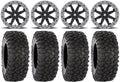 MSA Lok2 Beadlock 15 UTV Wheels 30 XC450 Tires Can-Am Maverick X3 / Honda Pioneer 1000 / Talon