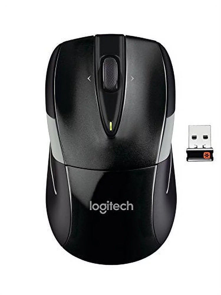 Logitech M525 Wireless Mouse   Long 3 Year Battery Life, Ergonomic Shape for Right or Left Hand Use, Micro-Precision Scroll Wheel, and USB Unifying Receiver for Computers and Laptops, Black/Gray Mouse Black/Gray Standard Packaging