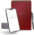 Rocketbook Smart Reusable Notebook, Flip Executive Size Spiral Notebook, Scarlet Sky, (6 x 8.8)