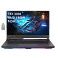Asus 2022 ROG Strix G15 15.6'' FHD 144Hz Gaming Laptop, AMD Ryzen 7-4800H, 16GB RAM, 1TB PCIe SSD, Backlit Keyboard, GeForce RTX 3060 Graphics, Windows 11 Home, Gray, 32GB Snowbell USB Card