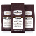 3 pack Fresh Roasted Coffee, Tour of Central America, Drip Ground Coffee Bundle, 12 Oz Bags