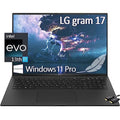 LG Gram 17 Ultra-Lightweight Laptop, Intel Evo Platform 13th Gen Intel 12-Core i7-1360P, 17.3 IPS WQXGA (2560 x 1600) 16:10 Display, 2X Thunderbolt4, WiFi 6E, Win11 PRO(16GB|512GB SSD)