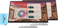 HP 27 16:9 QHD IPS (2650x1440) USB-C Monitor Bundle With Docztorm Dock, 60 Hz Refresh Rate, 1 HDMI 1.4, 2 DisplayPort 1.2, Anti-Glare, Ideal for Office Work, Black/Silver (2023 Latest Model) (2 Pack)