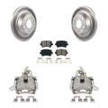 Transit Auto Rear Disc Brake Caliper Coated Rotors And Semi-Metallic Pads Kit For Volkswagen GTI Audi A3 Quattro With 282mm Diameter Rotor KCG-100301S