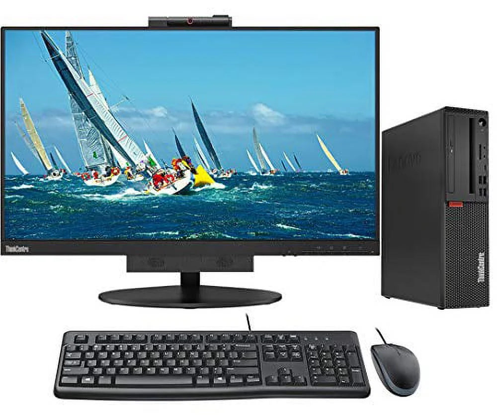 Lenovo ThinkCentre M720s SFF PC Bundle with Intel Core i5-8400 6-Core CPU, 32GB DDR4 RAM, 1TB NVMe SSD, Windows 10, 24 GEN3 Monitor, Keyboard, Bundle