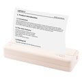 HPRT Wireless Portable Printers - A4 Thermal Printer for Travel, Mobile Office, School, Home - Bluetooth Printer Compatible with iOS Android Phone & Laptop, Pink