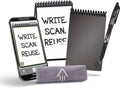 Rocketbook Smart Reusable Notebook, Mini Spiral Notebook, Deep Space Grey, (3.5 x 5.5)