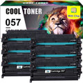 Cool Toner Compatible Toner Cartridge for Canon Cartridge 057 057H CRG-057 Toner with chip imageCLASS MF445dw MF448dw LBP226dw Printer Ink (Black, 6-Pack)