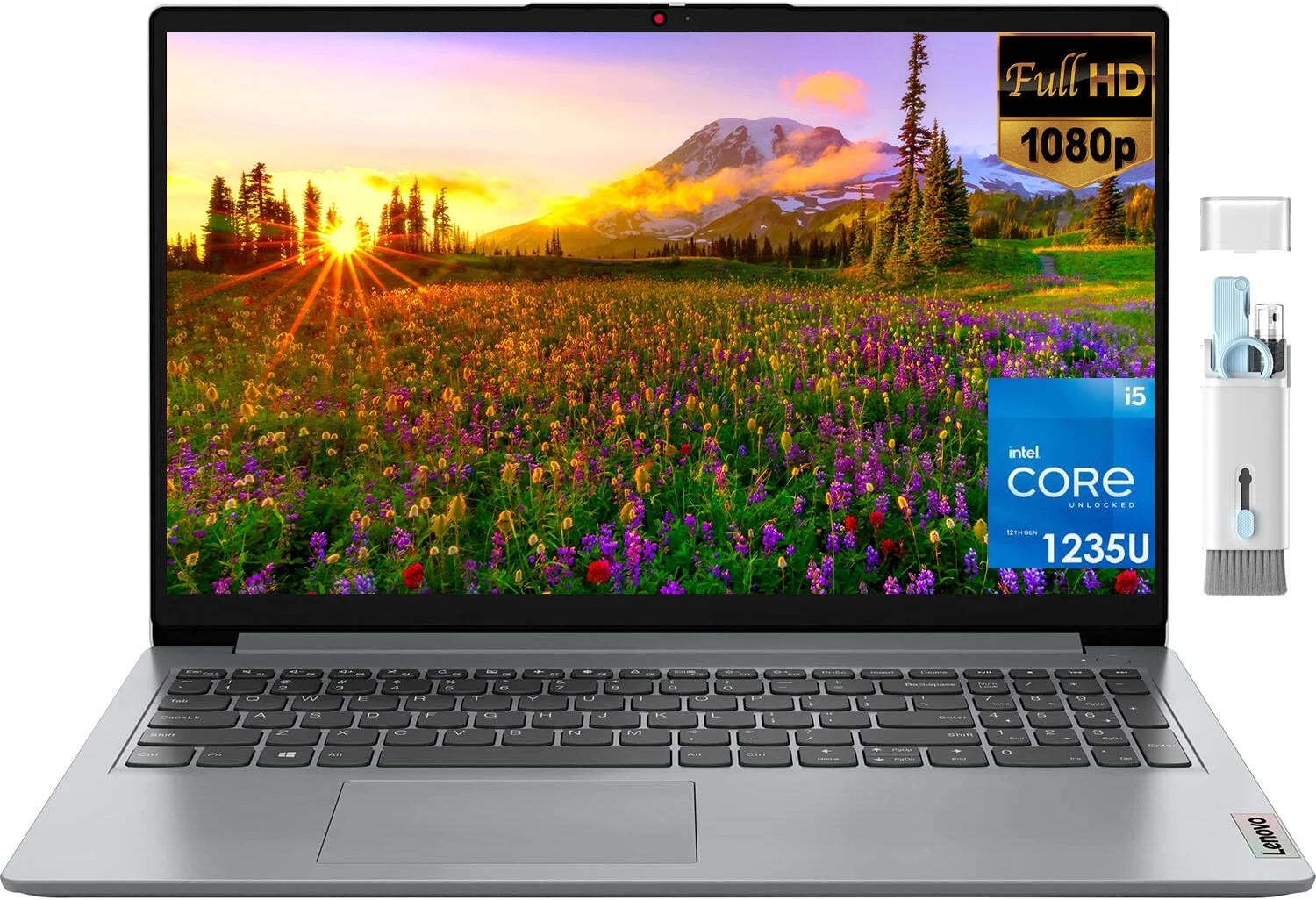 Lenovo IdeaPad 1i High Performance Business Laptop, 15.6 FHD Anti-Glare, Intel Core i5-1235U, 16GB RAM, 1TB SSD, Intel Iris Xe Graphics, Wi-Fi 6, SD Card Reader, Windows 11 Home in S mode