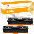 410A 410X Toner Cartridge Compatible for HP 410A CF410A CF410X M452dw M452nw M452dn,MFP M477fnw M477fdn M477fdw M377dw Printer Ink (Black)