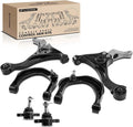 A-Premium 6Pcs Front Suspension Kit Upper Lower Control Arm Ball Joint Compatible with Hyundai Sonata 2006-2010