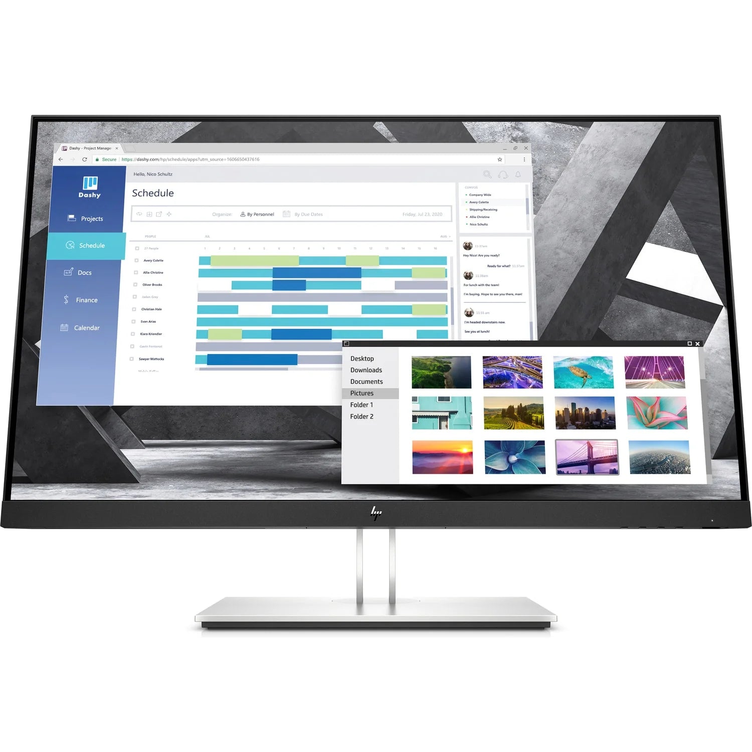 Restored HP E27q G4 27 IPS QHD Monitor Low Blue Light Mode Anti-glare VESA Mountable (Refurbished)