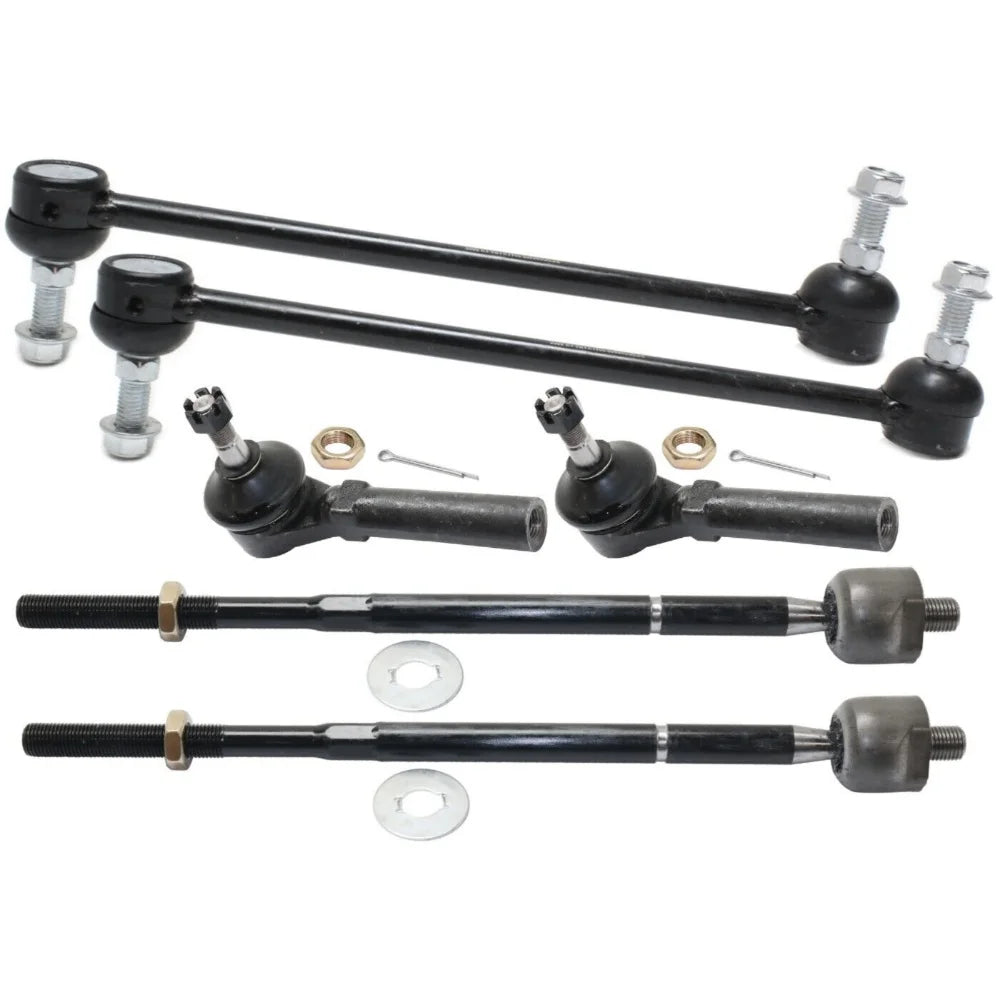 Teledu Tie Rod End Kit For C/V Grand Caravan Town & Country Front Left and Right 6pc