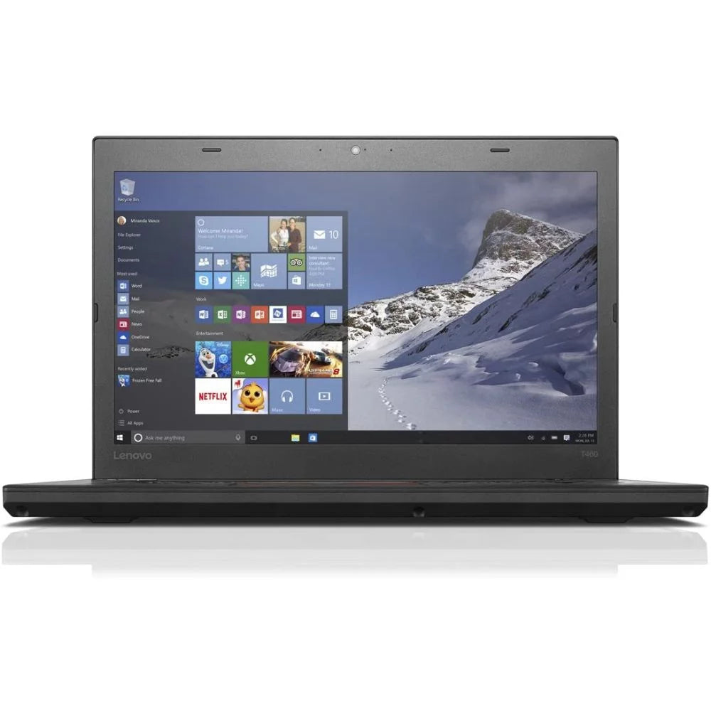 Lenovo ThinkPad T460 14.0-in USED Laptop - Intel Core i5 6300U 6th Gen 2.40 GHz 16GB 512GB SSD Windows 10 Home 64-Bit - Webcam, Grade B