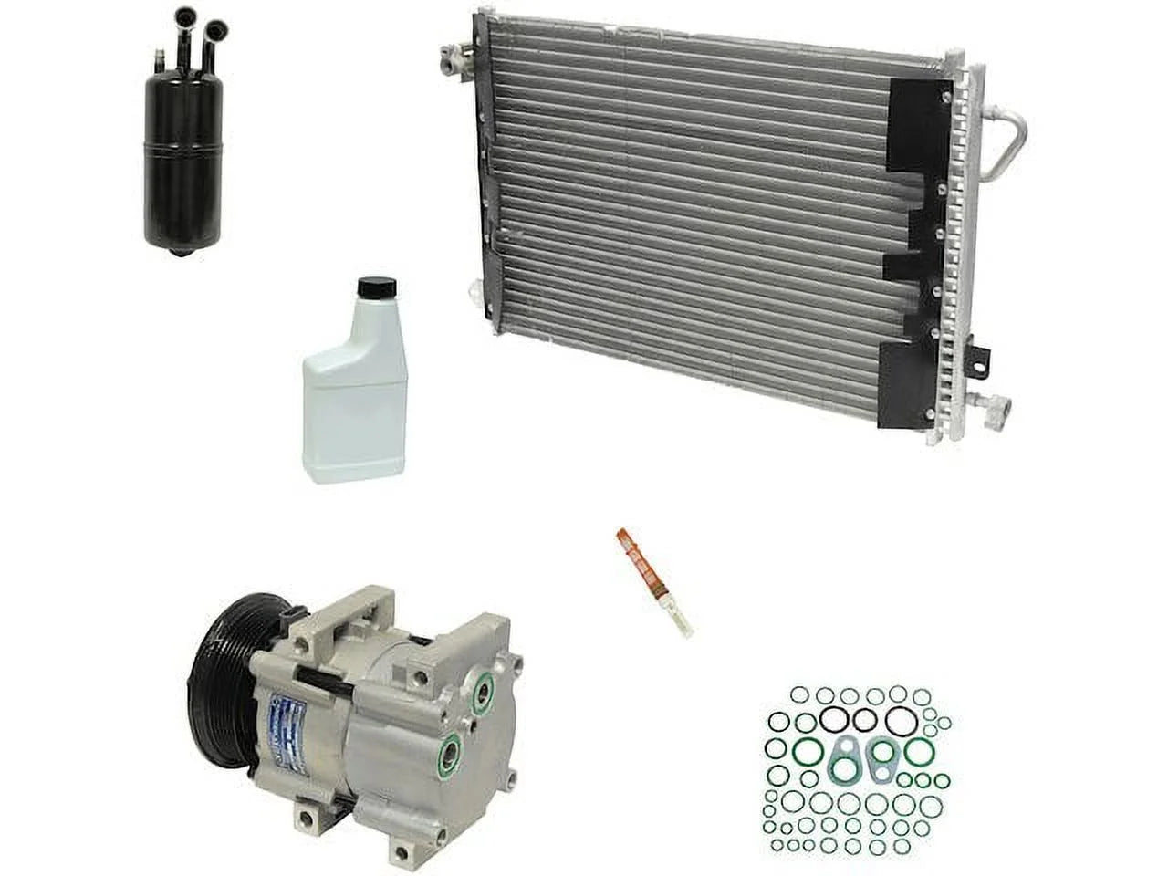 A/C Compressor Kit - Compatible with 2005 - 2006 Ford Mustang Base 4.0L V6 VIN N