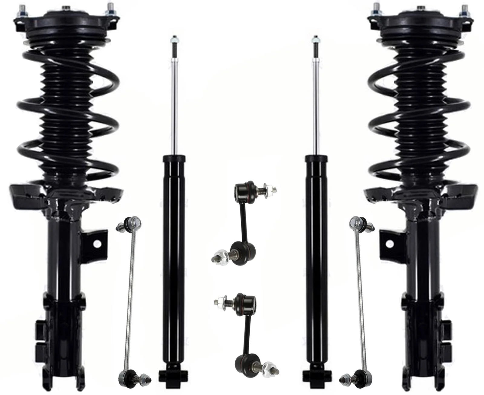 Front Complete Struts Rear Shocks & Sway Bar Links For Kia Optima 2.4L 16-2020