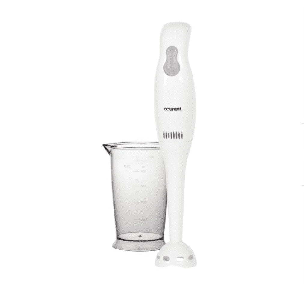 Hand Blender Mixer 2-Speed with 30 Oz Measuring Cup 200W Ergonomic Blends/Purees