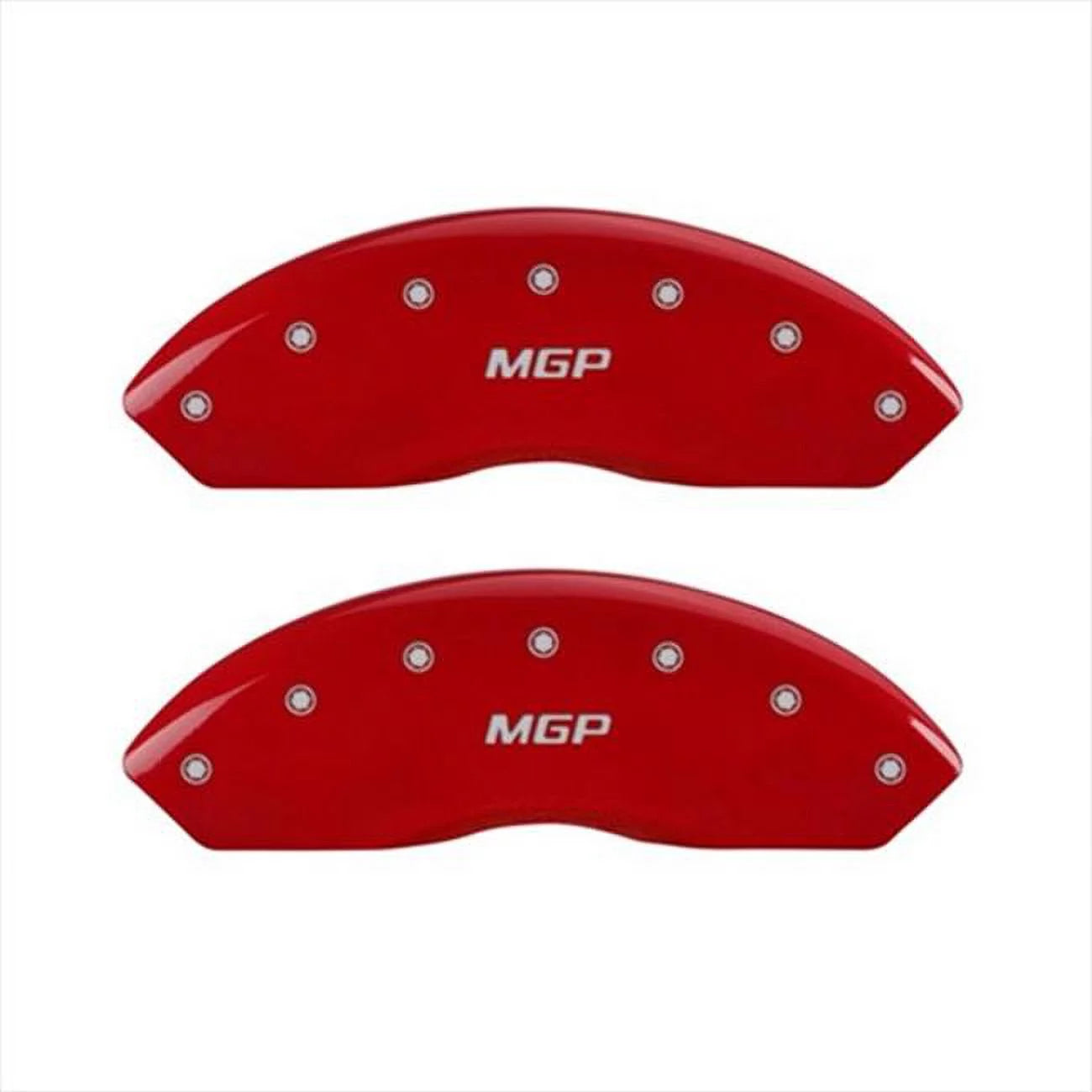 MGP Caliper Covers  Red Caliper Covers - Engraved Front & Rear - Set of 4