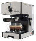 EC50 Espresso Machine with 15 bars of pressure and Milk Frother - Stainless Steel