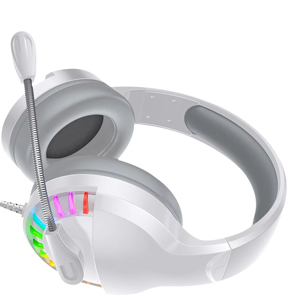 LED Light Gamer Headsets USB Plug Wired Headphone With 7\.1 Channel Sound Card Built\-In Professional Gaming Earphones