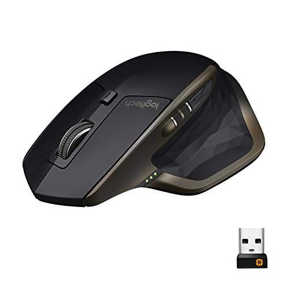 Logitech MX Master Wireless Mouse - High-precision Sensor, Speed-Adaptive Scroll Wheel, Easy-Switch up to 3 Devices - Meteorite Black