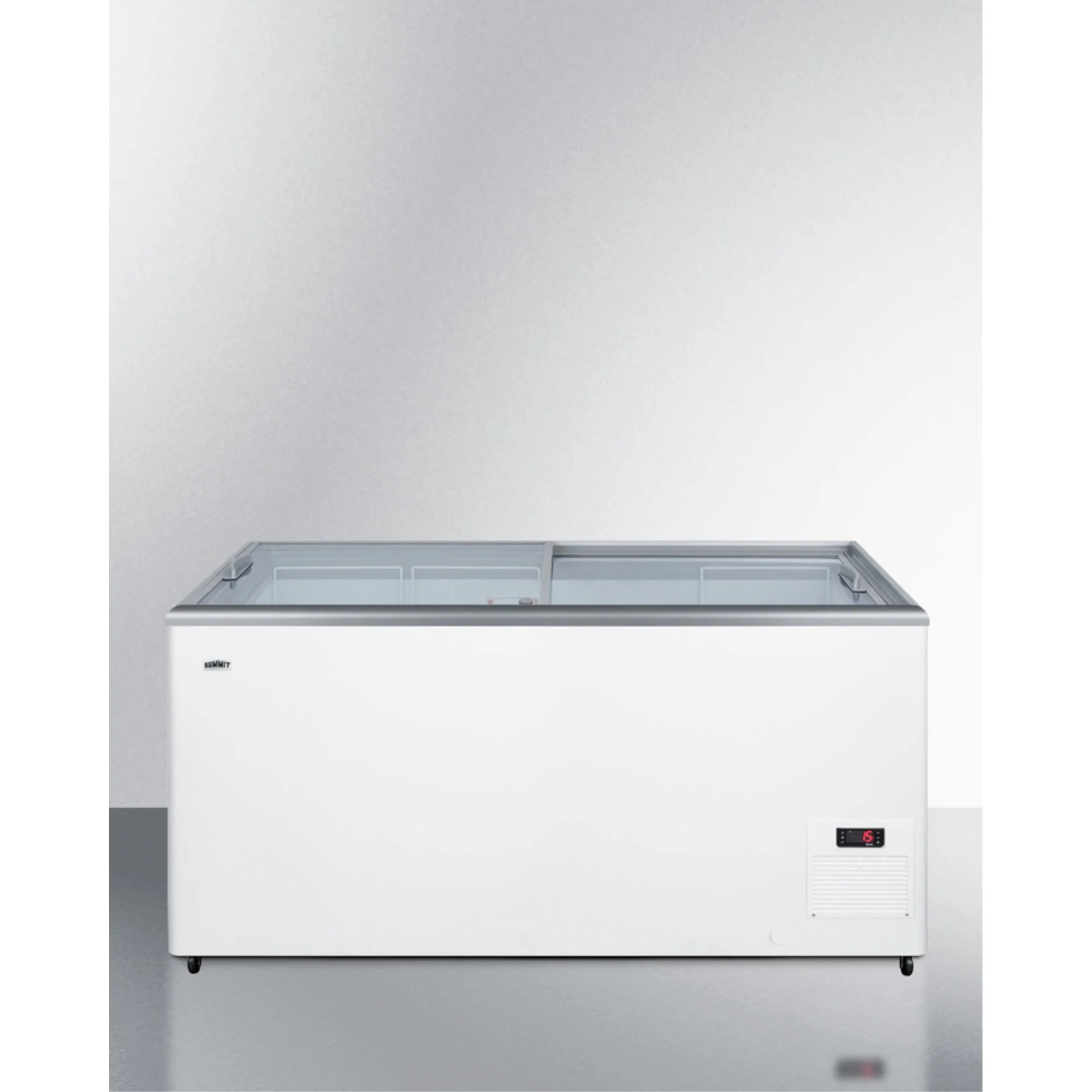 Summit Nova45 Commercial 53 Wide 15 Cu. Ft. Capacity Food & Beverage Freezer Merchandiser