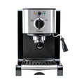 Espresso Machine with 15 bars of pressure, Milk Frother and heating system - Black/stainless steel