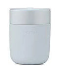 W&P Porter Ceramic Mug w/ Protective Silicone Sleeve, Slate 12 Ounces | On-the-Go | Reusable Cup for Coffee or Tea | Portable | Dishwasher Safe