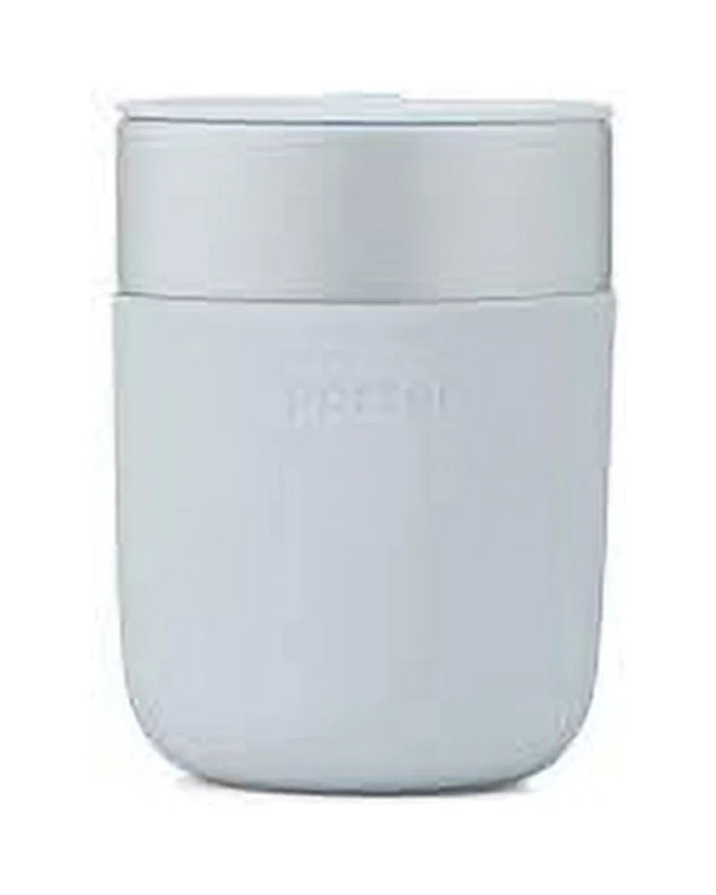 W&P Porter Ceramic Mug w/ Protective Silicone Sleeve, Slate 12 Ounces | On-the-Go | Reusable Cup for Coffee or Tea | Portable | Dishwasher Safe
