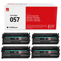057 057H CRG-057 Black Toner Cartridge 3009C001 4-Pack Replacement for Canon 057 Toner Cartridge for Canon imageCLASS MF445dw MF448dw MF449dw LBP226dw LBP227dw MF440 MF445 LBP220 Series Printer Ink