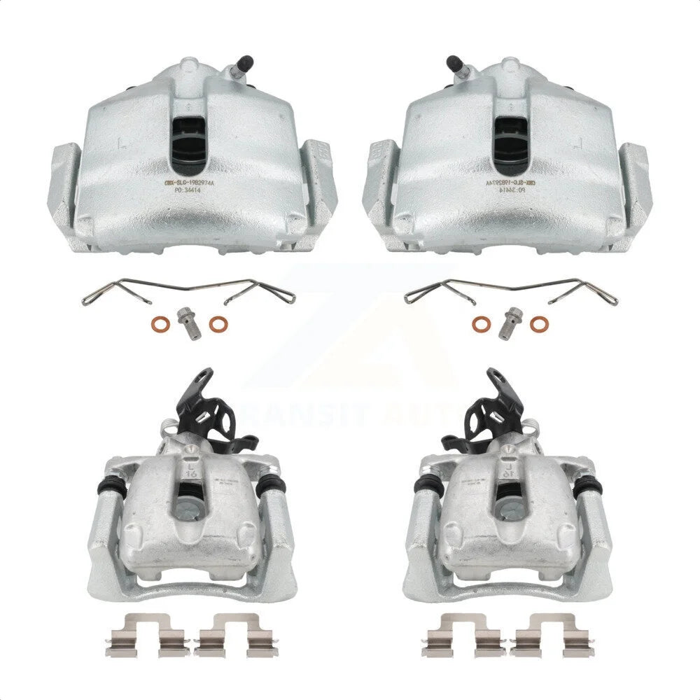 CMX Front Rear Disc Brake Caliper Assembly Left Right Side (Driver Passenger) Kit For 2008-2009 Audi TT KBC-100466