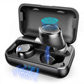 Wireless Earphones TWS True Stereo Earbuds Headphones w Mic Charging Case LED Display A7Q for Motorola Moto E (2020), One 5G, Razr (2020) (2019), Edge (2021) - Nokia 3.1, 7.1, X100, C5 Endi
