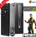 Restored Gaming HP 600 G1 SFF Computer Core i5 4th, 8GB Ram, 1TB HDD, 240GB SSD, NVIDIA GT 730, Keyboard and Mouse, Wi-Fi, Win10 Home Desktop PC (Refurbished)