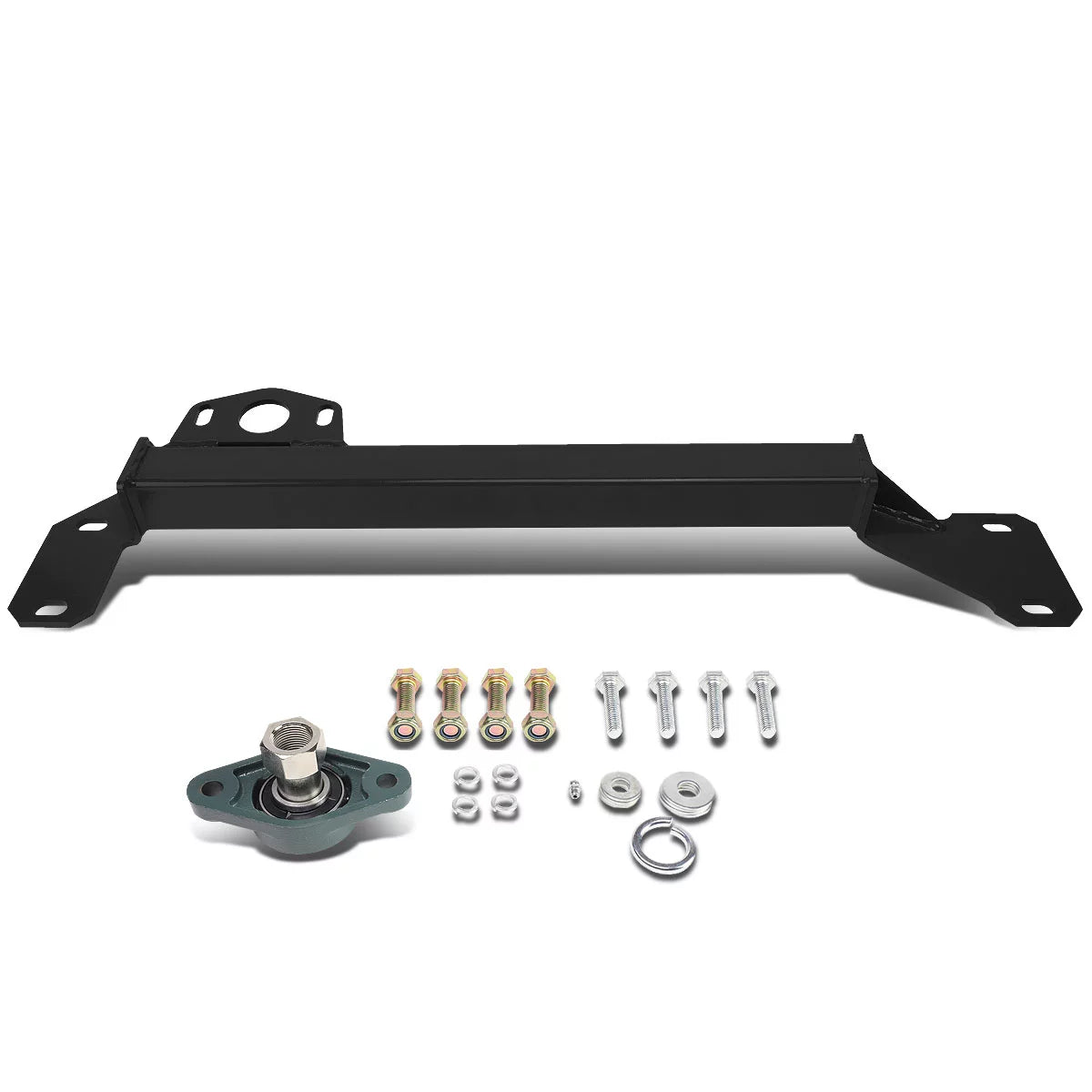 DNA Motoring BRR-009-BK For 1994 to 2002 Dodge Ram 2WD/RWD Mild Steel Steering Gear Box Front Stabilizer Bar / Brace (Black) - BR BE 2nd gen 95 96 97 98 99 00 01
