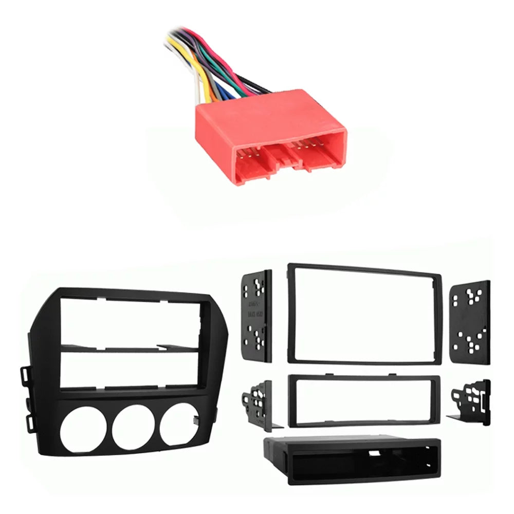 Fits Mazda Miata MX-5 06-08 Multi DIN Stereo Harness Radio Install Dash Kit